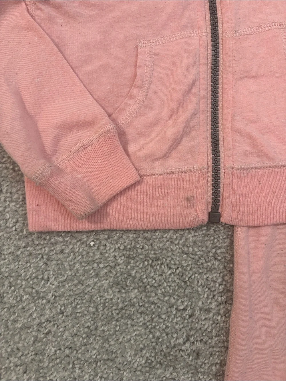 Nike Pink Girls' Zip Hoodie & Joggers Set